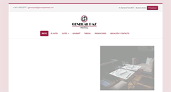 Desktop Screenshot of generalpazhotel.com